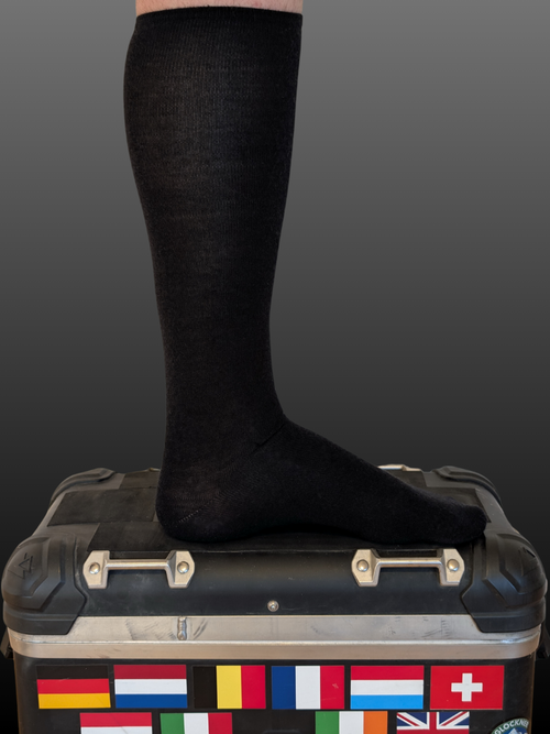 Dicke, kniehohe Socken aus Merinowolle