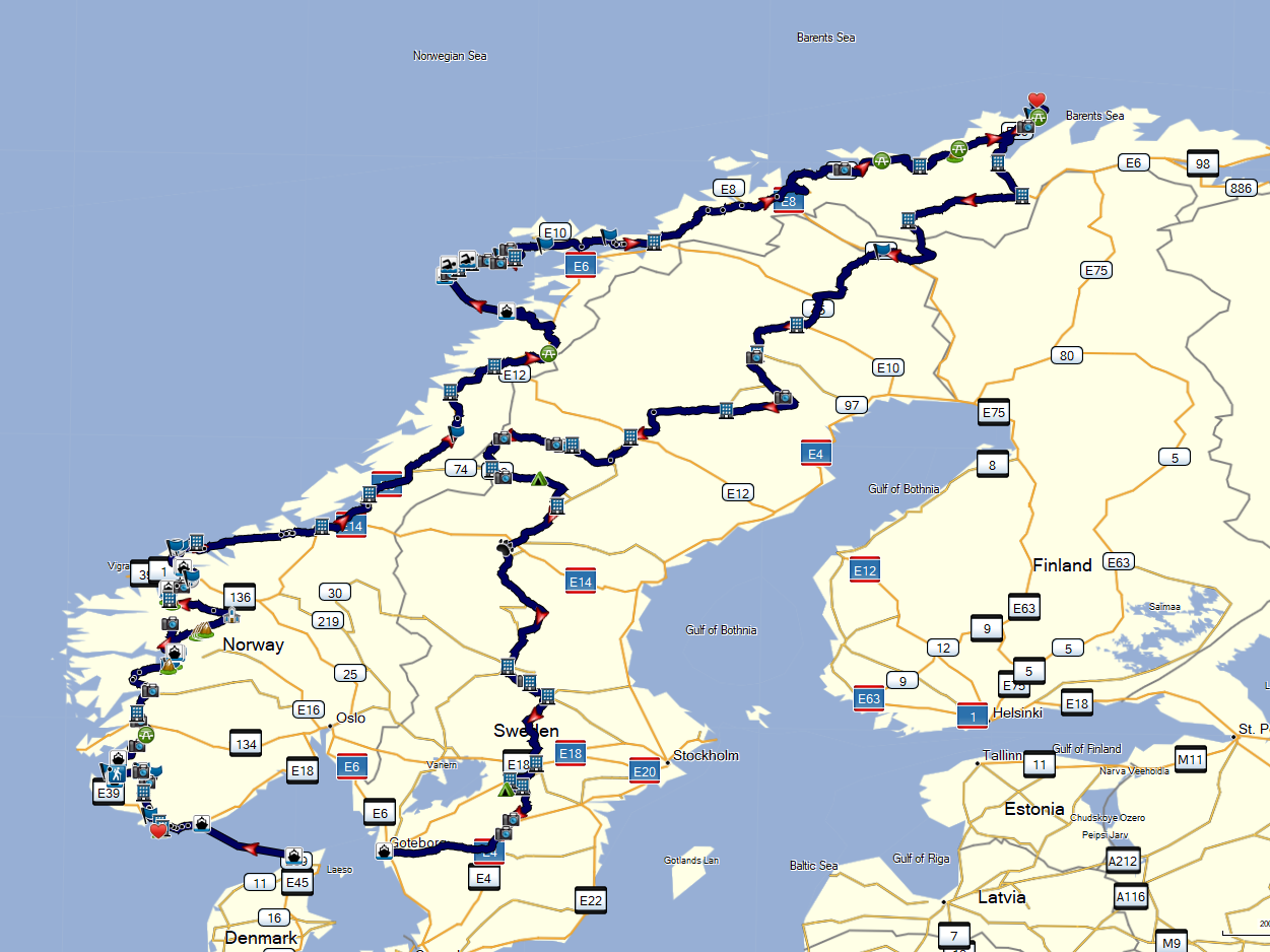 GPX-Datei: Die perfekte Skandinavien-Tour zu den Motorradhighlights von Norwegen und Schweden